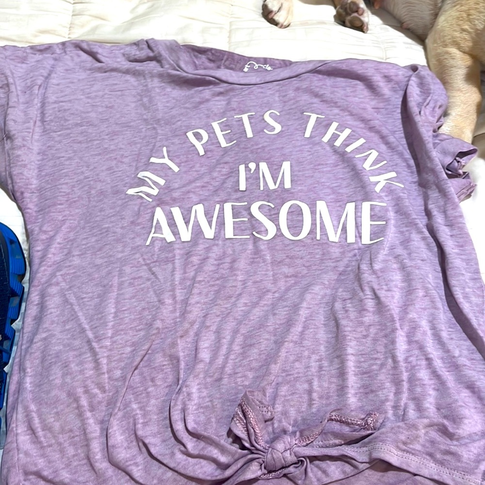 Purple shirt